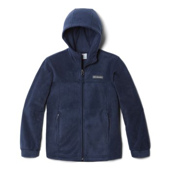 Chlapecké Bundy Columbia Steens Mountain II Fleece Hooded Tmavě Blankyt BNVJSD769